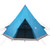 Camping Tent Tipi 4-Person Blue Waterproof A949-94381