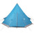 Camping Tent Tipi 4-Person Blue Waterproof A949-94381