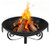 24 Inch Heavy-Duty Metal Fire Pit Bowl Outdoor Wood-Burning Firepit with Handles B593-GT4577