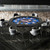 48 Inches Foldable Poker Table with Padded Rails and Cup Holders-Blue - Color: Blue D681-NP12057BL
