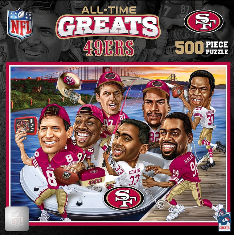 San Francisco 49ers Puzzle 500 Piece All-Time Greats Z157-598801701