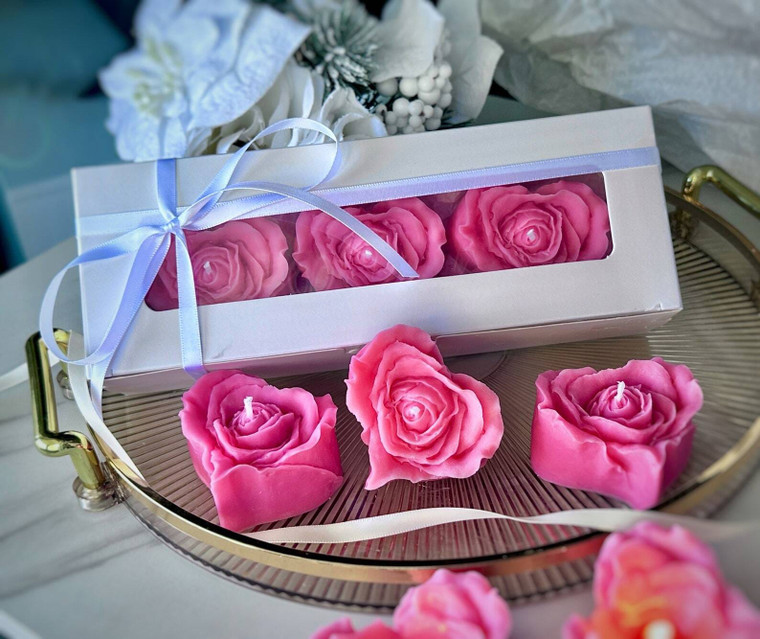 Heart Rose Candle Gift Set: Happy Mothers day | Valentine's Day Gifts home decor H652-1054