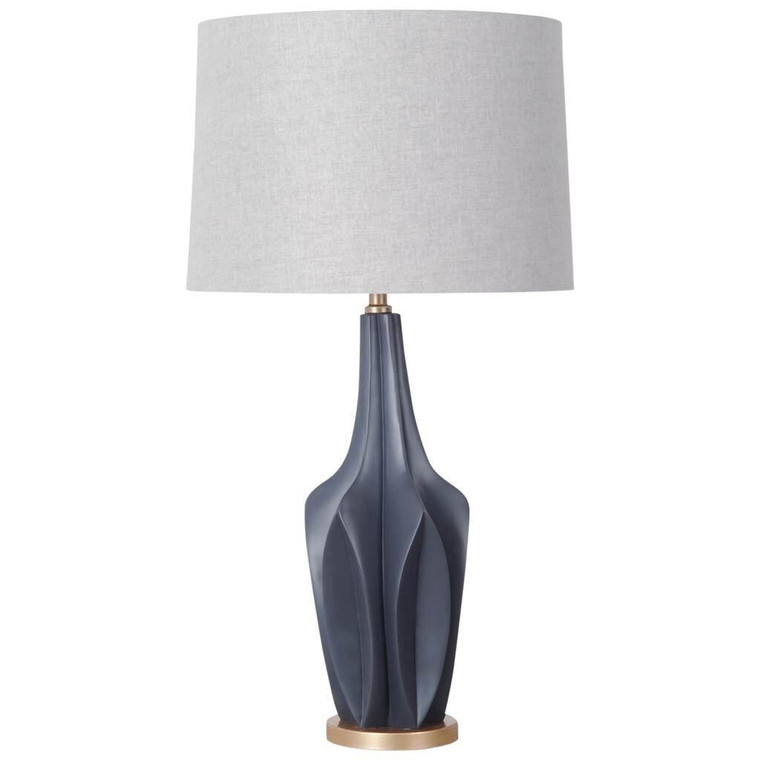 Sculptural Slate Blue Table Lamp N270-392249