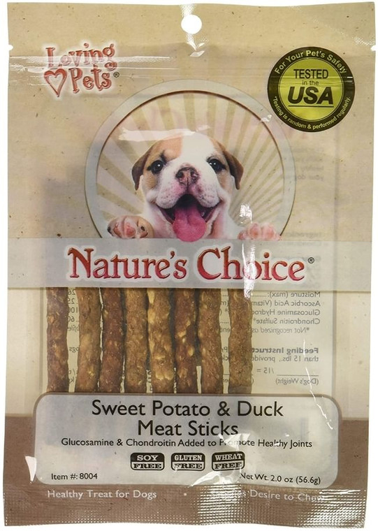 Loving Pets Natures Choice Sweet Potato and Duck Meat Sticks N274-LM01PC08004_b2b