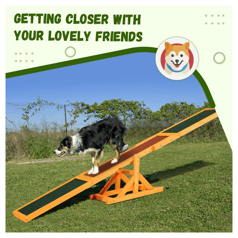 Wooden Dog Agility Seesaw T575-S0671388406