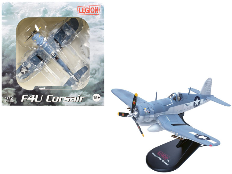 Vought F4U-1A Corsair Fighter Aircraft "Marines Dream Capt. Edwin Olander VMF-214 Black Sheep Vella F977-LEG-14619LI