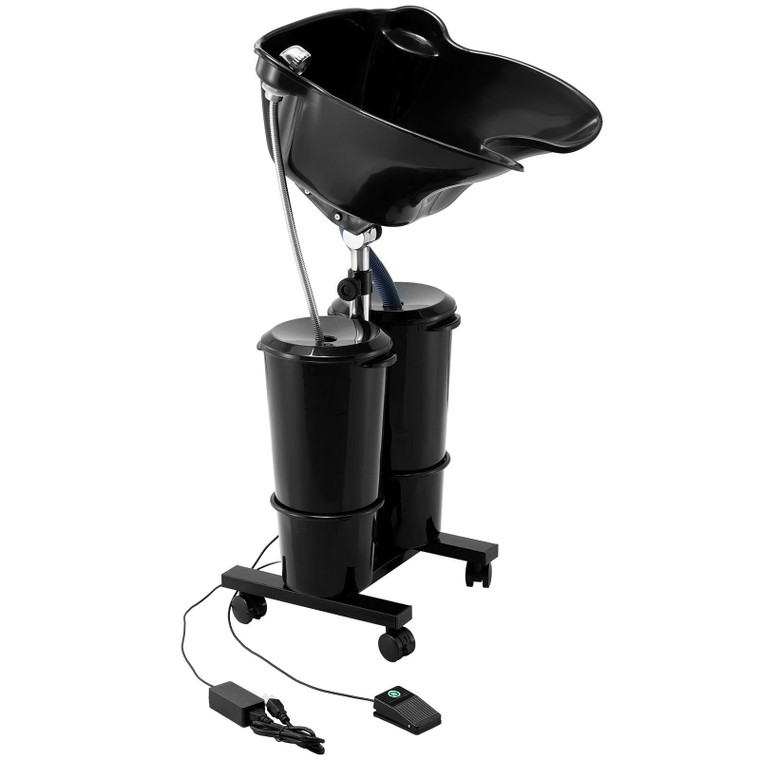  Portable Shampoo Bowl, Shampoo Sink for Washing Hair with Electric Pump, Includes 2 Buckets 2 Show E415-LSXXFSCLSXSTYUHJAV1