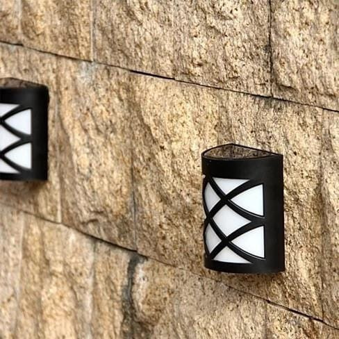 Spotlight Solar Wall Light In Lattice Design K290-19945913349