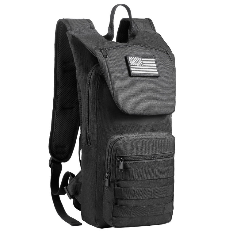 Hydration Backpack, Water Backpack with 3L TPU Water Bladder, Tactical Molle Hiking Hydration Pack  E415-ZSKSDBHS0000Q81Z6V0