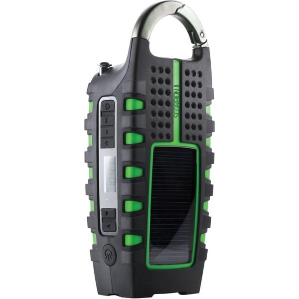 Eton NSP101WXGR Scorpion II AM/FM/NOAA Weatherband Radio and Flashlight, Black and Green R810-ETNSCRPNII
