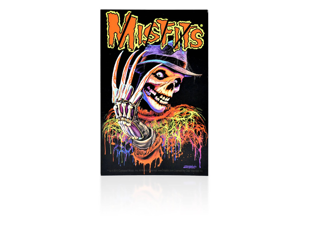 Nightmare on Misfits Street Sticker 3.25 inches x 5 inches