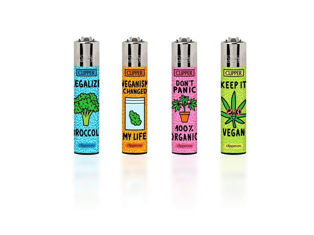 Vegan Quotes Refillable Lighter by Clipper