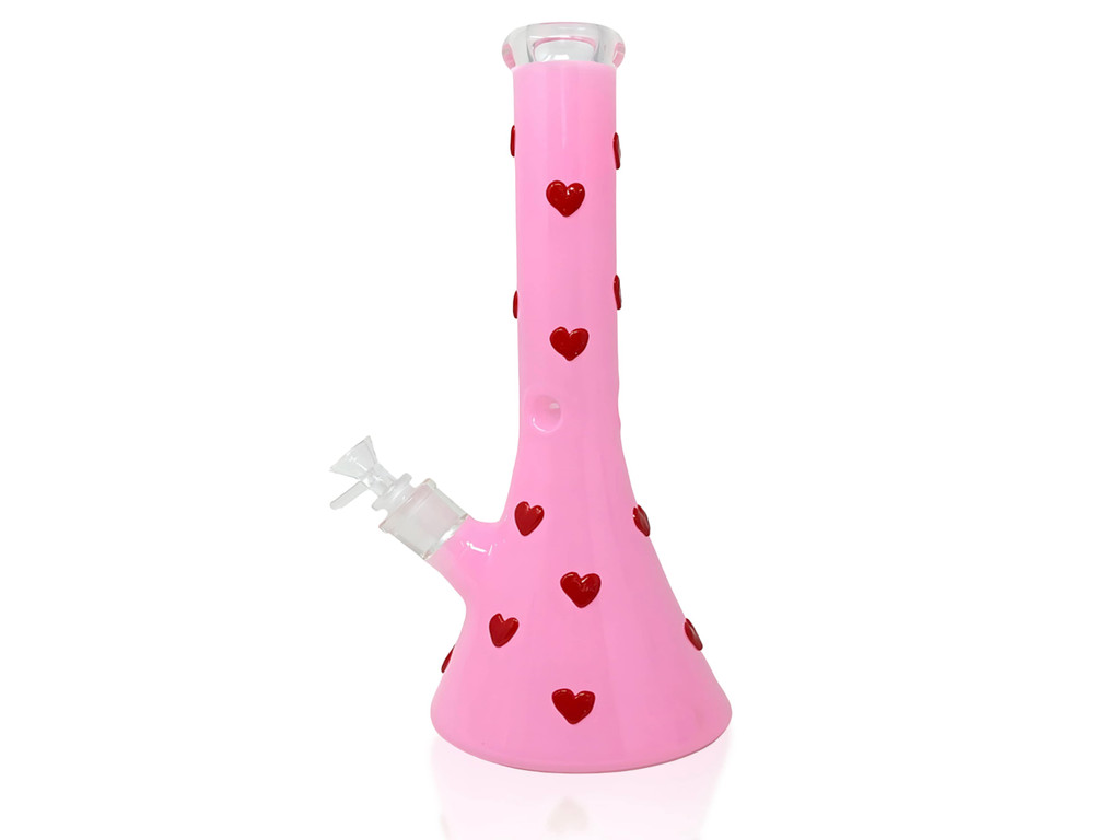 In the Heart's Embrace Romantic Beaker Bong