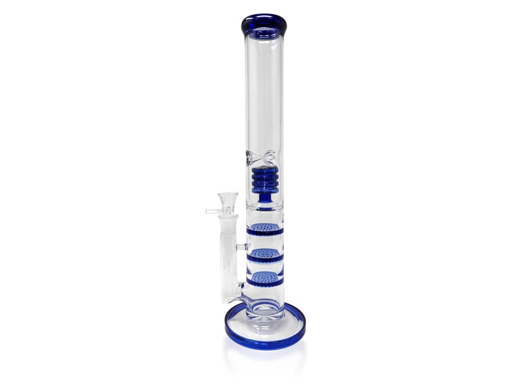 Triple Disk Perc with Matrix Perc Cylinder Bong