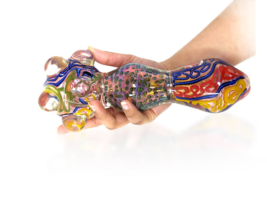 Giant Thick Glass Hand Pipe