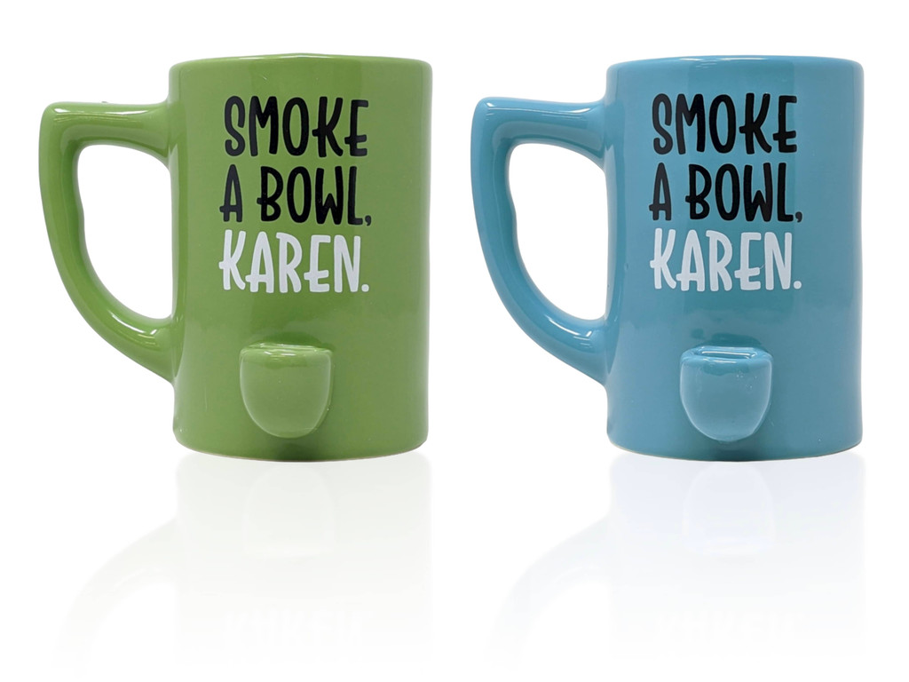 Smoke a Bowl Karen Ceramic Mug Pipe by High Point