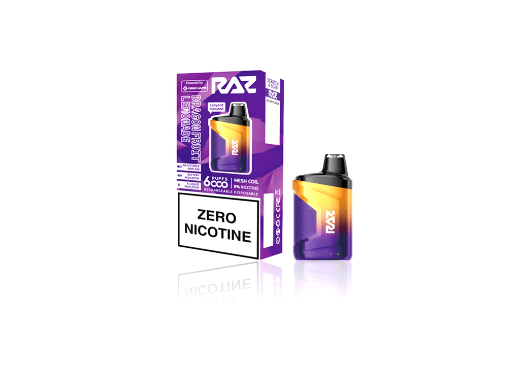 Raz CA6000 Disposable ZERO NICOTINE by Geek Vape