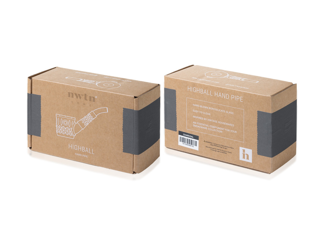 Hightball Glass Hand Pipe by NWTN Home