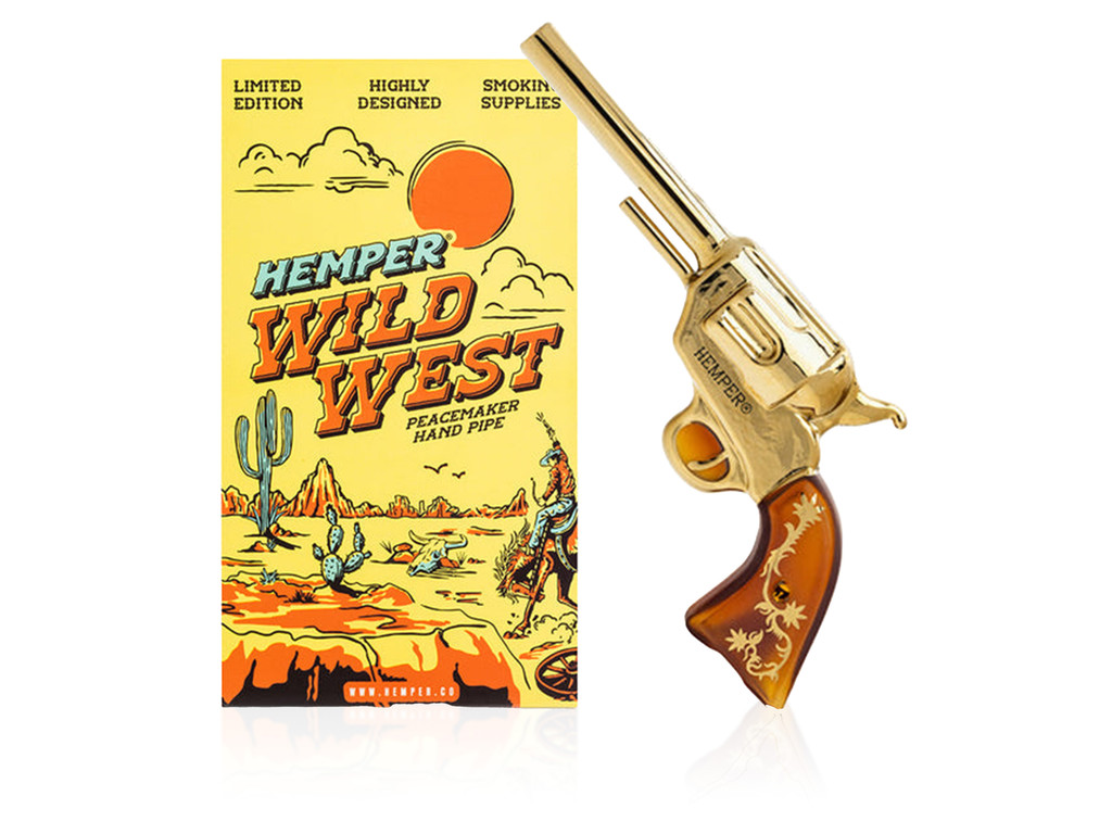 Wild West Peacemaker Hand Pipe by Hemper
