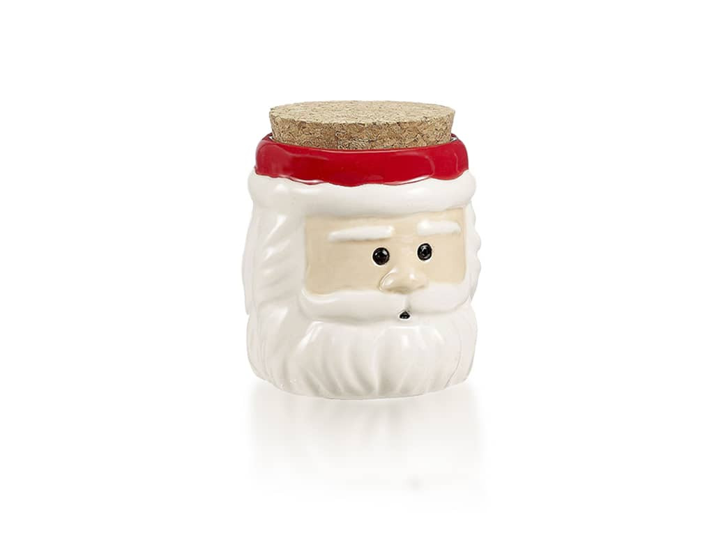 Santa Surprise Ceramic Stash Jar