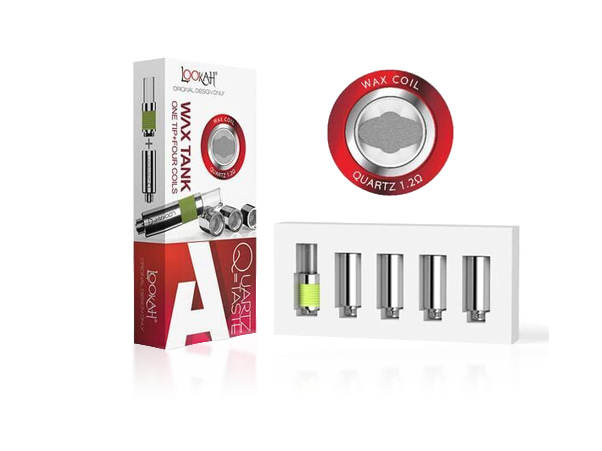 510 Quartz Wax Tank Type A (1-Tip/4- Coils) | Lookah