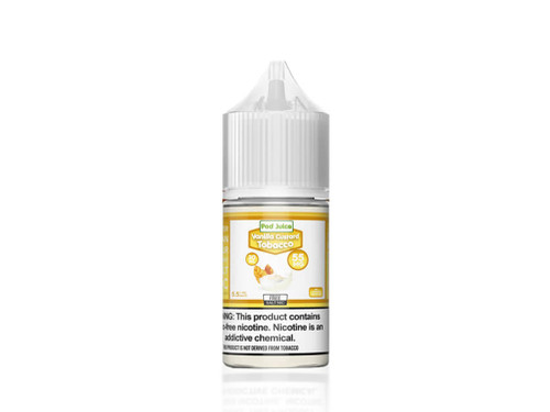 Vanilla Custard Tobacco Salt | Pod Juice