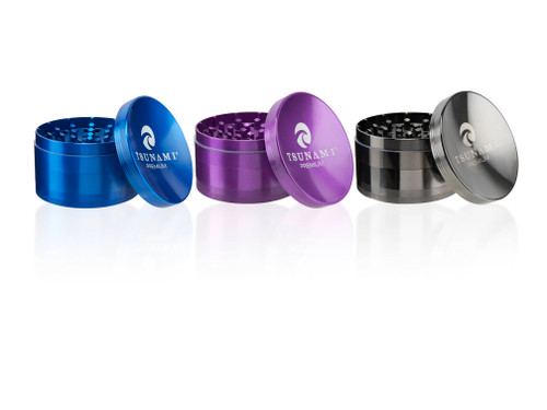 Tsunami Premium 100mm Sunken Top Dry Herb Grinder