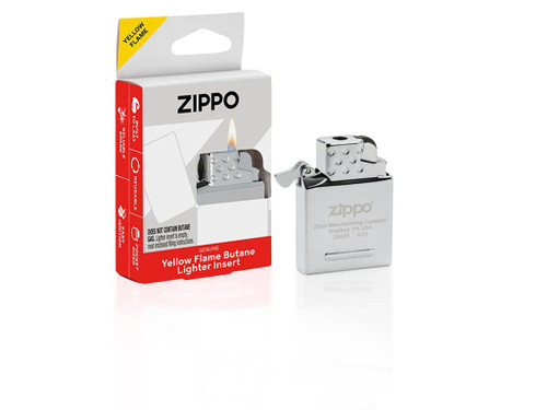 Yellow Flame Butane Lighter Insert by Zippo