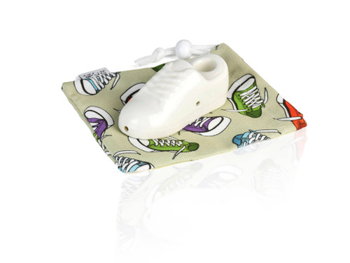 Ceramic Sneaker Pipe with Carry Bag by Art Of Smoke