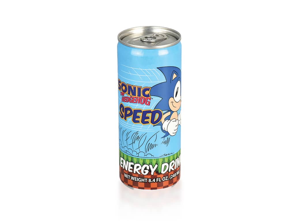 Sonic Speed Energy Drink Stash Can