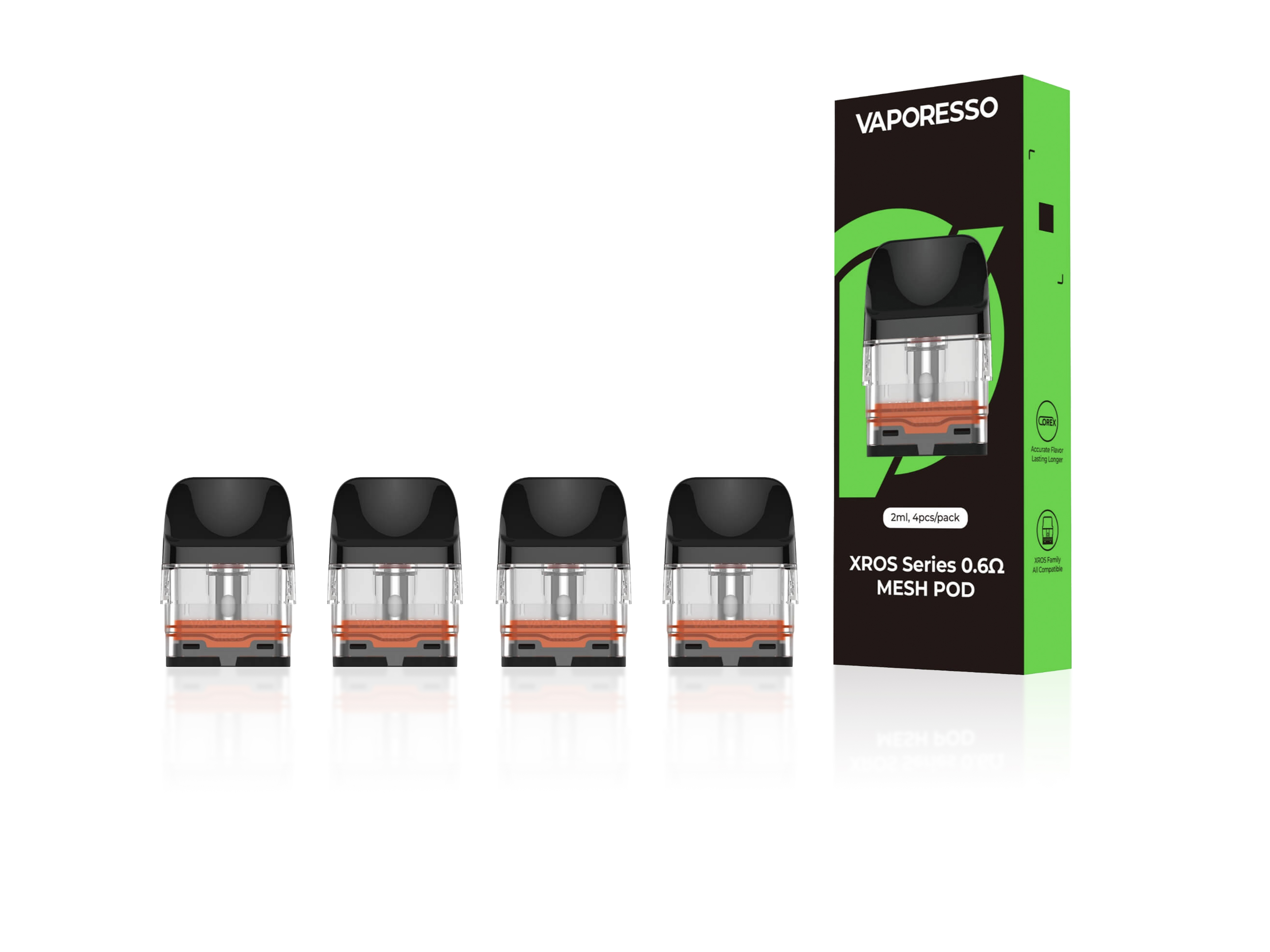 XROS Replacement Pods 4-Pack | Vaporesso
