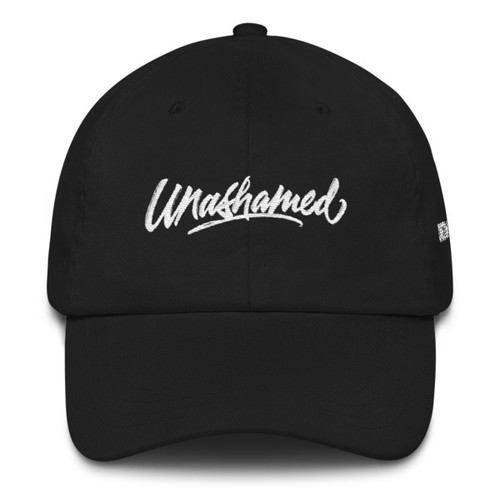 Unashamed - Dad hat - Black - Onecrown Apparel