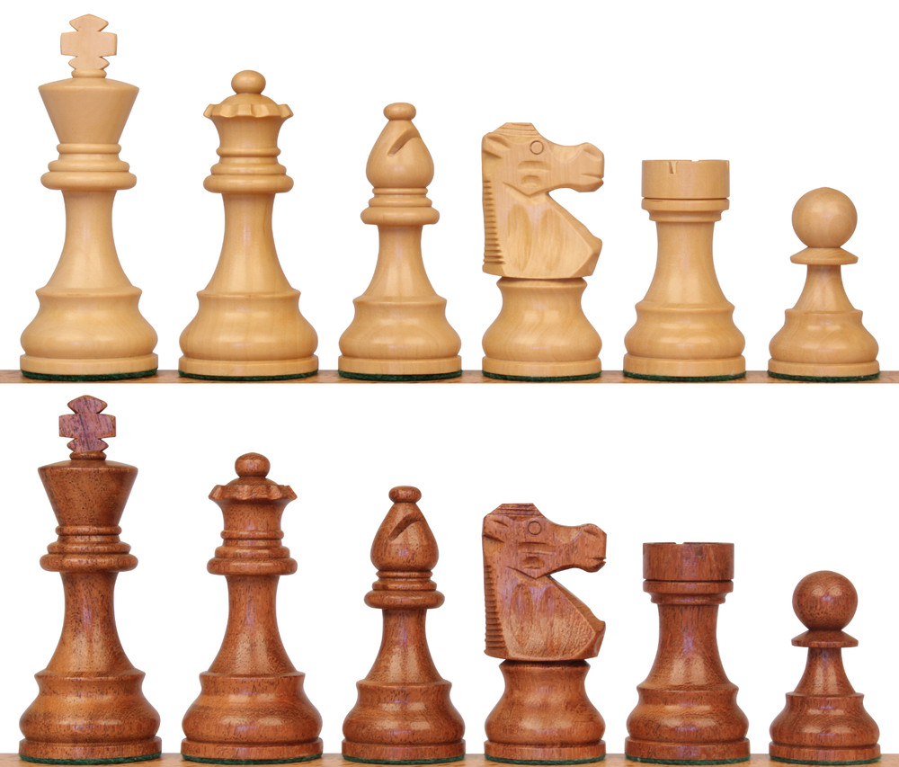 French Lardy Staunton Wood Chess Pieces