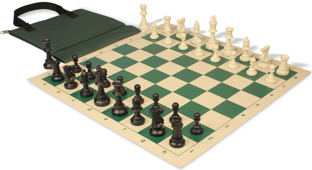 Professional Tournament Chess Set with Silicone Board