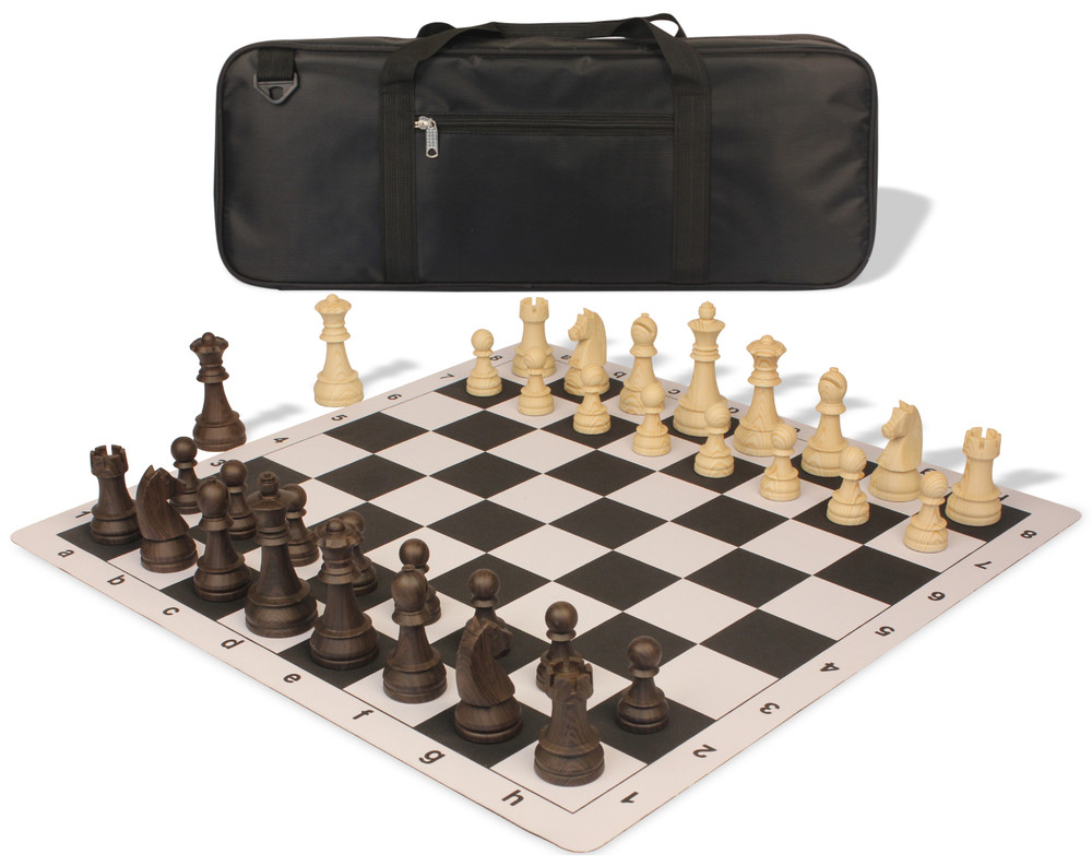 Buy Vintage Chess Set With Resin Board and Metal Pieces / Ajedrez