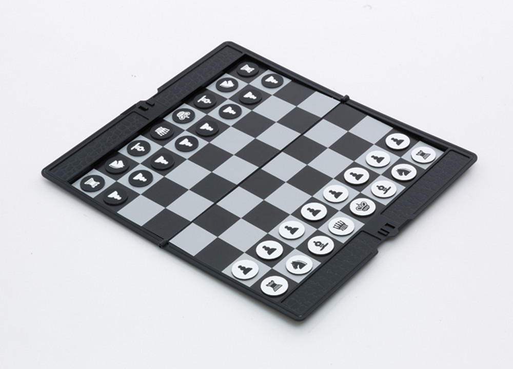 The Chess Store Folding Magnetic Travel Chess Set - 8"