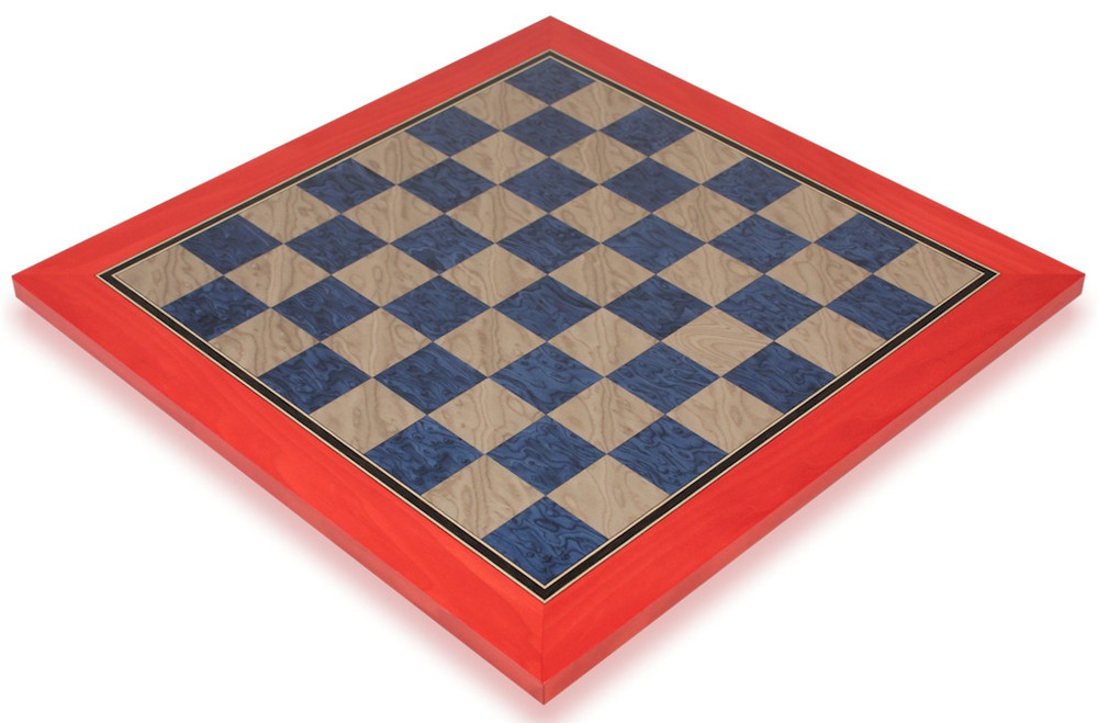 Civil War Blue & Gray High Gloss Deluxe Chess Board - 2.375" Squares
