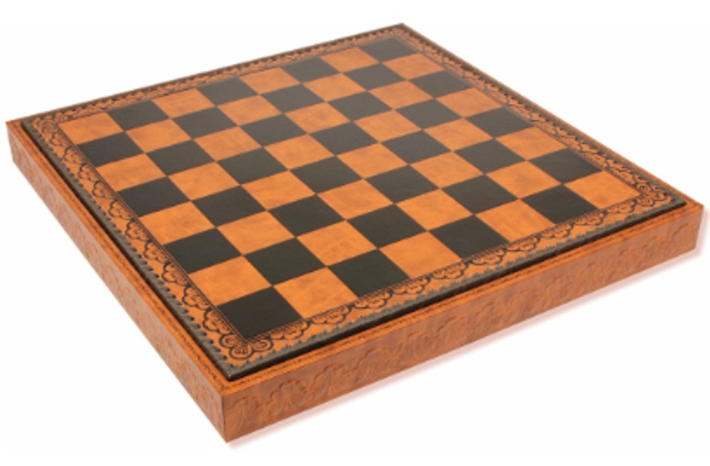 Chess Board – Molded Mahogany – 2.375” Squares – The Chess Store