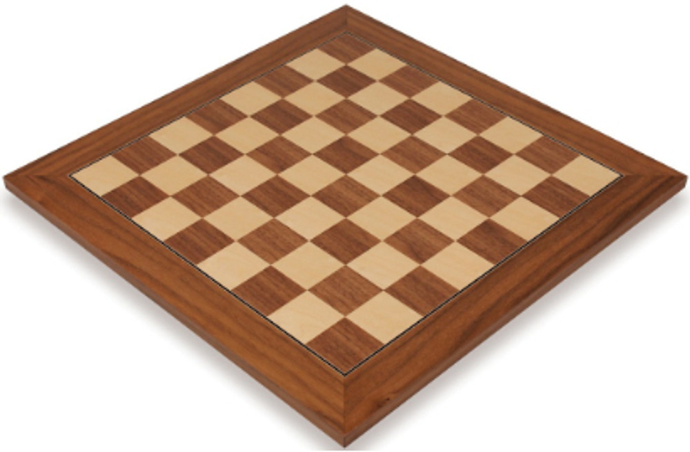 Walnut & Maple Deluxe Chess Boards