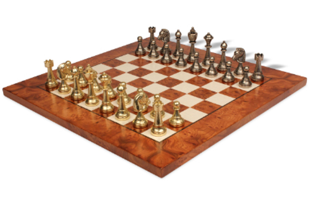 Solid Metal Chess Sets