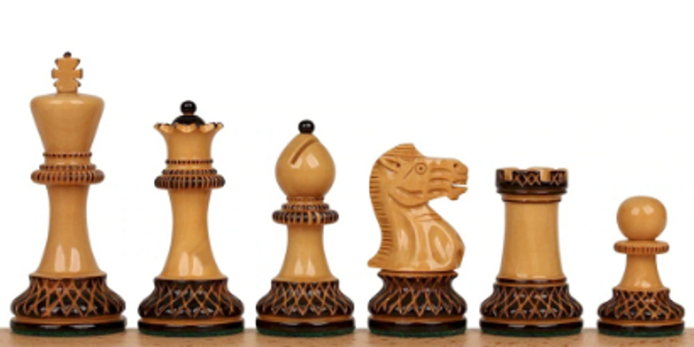 Parker Staunton Wood Chess Pieces