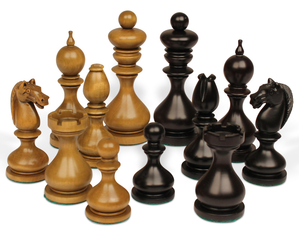 Vintage Collection Wood Chess Pieces