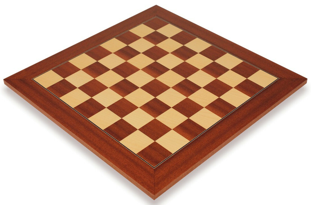 Mahogany & Maple Deluxe Chess Boards