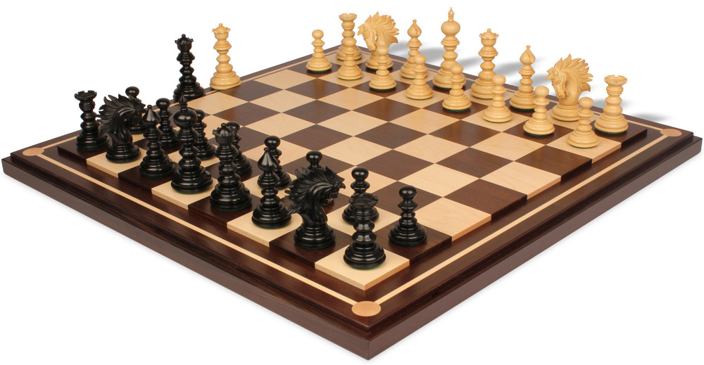 Sets with Mission Craft Walnut Chess Board
