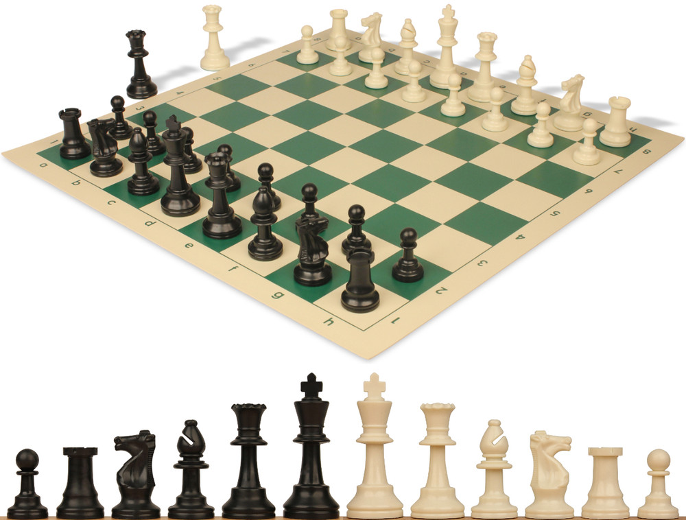 Standard Club Triple Weighted Plastic Chess Sets