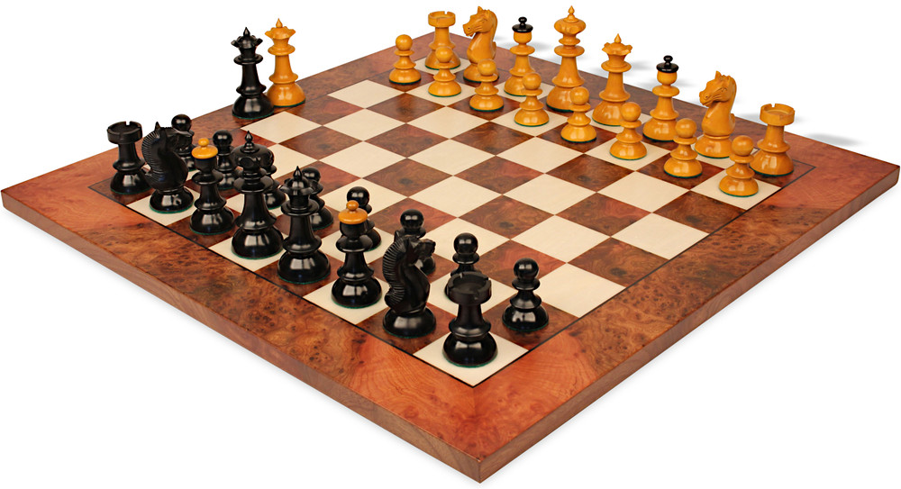 Sets with Elm Burl & Erable Chess Board