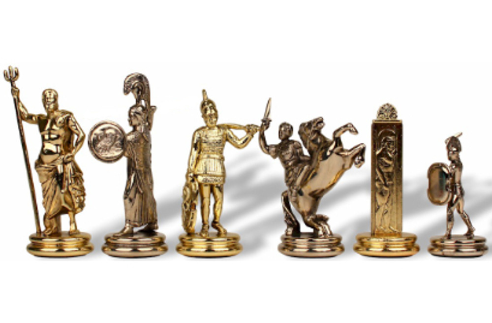 Metal Themed Chess Pieces