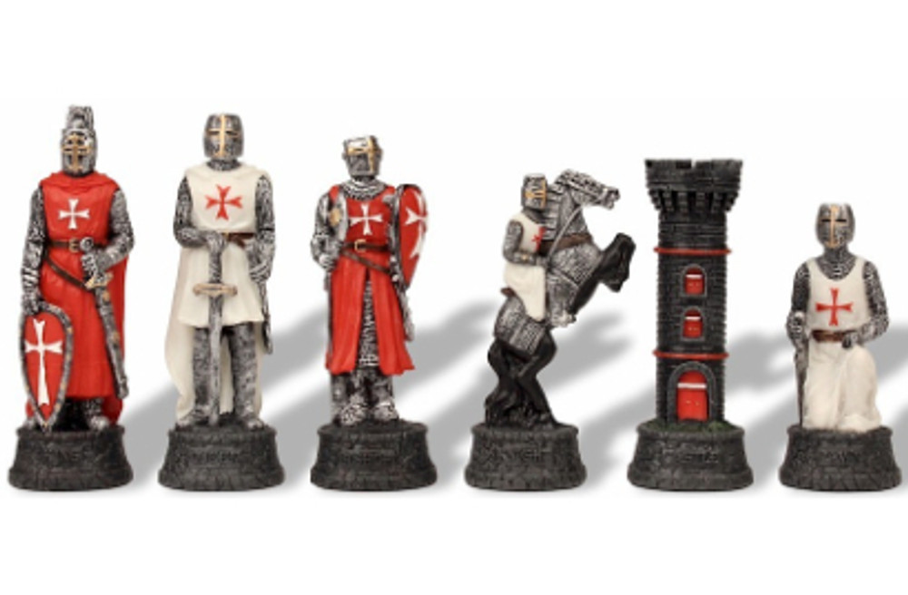 Crusades Theme Chess Pieces