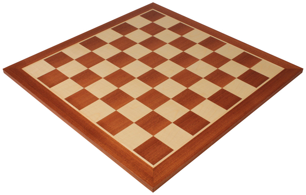 Sunrise Mahogany & Maple Chess Boards