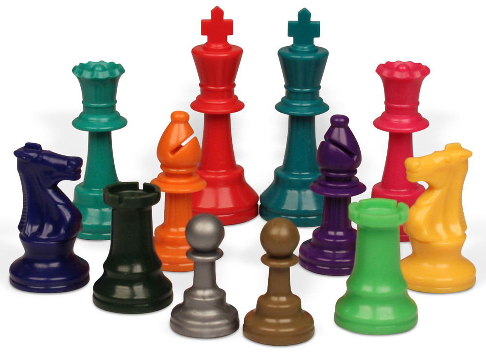 Colorful Plastic Pieces (half sets)